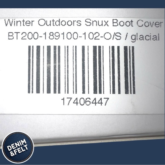 MadHappy Adults Unisex Thermal Ski Boot Cover | White and Blue | NEW/NIB 🎿⛷️🚡 - Picture 10 of 16